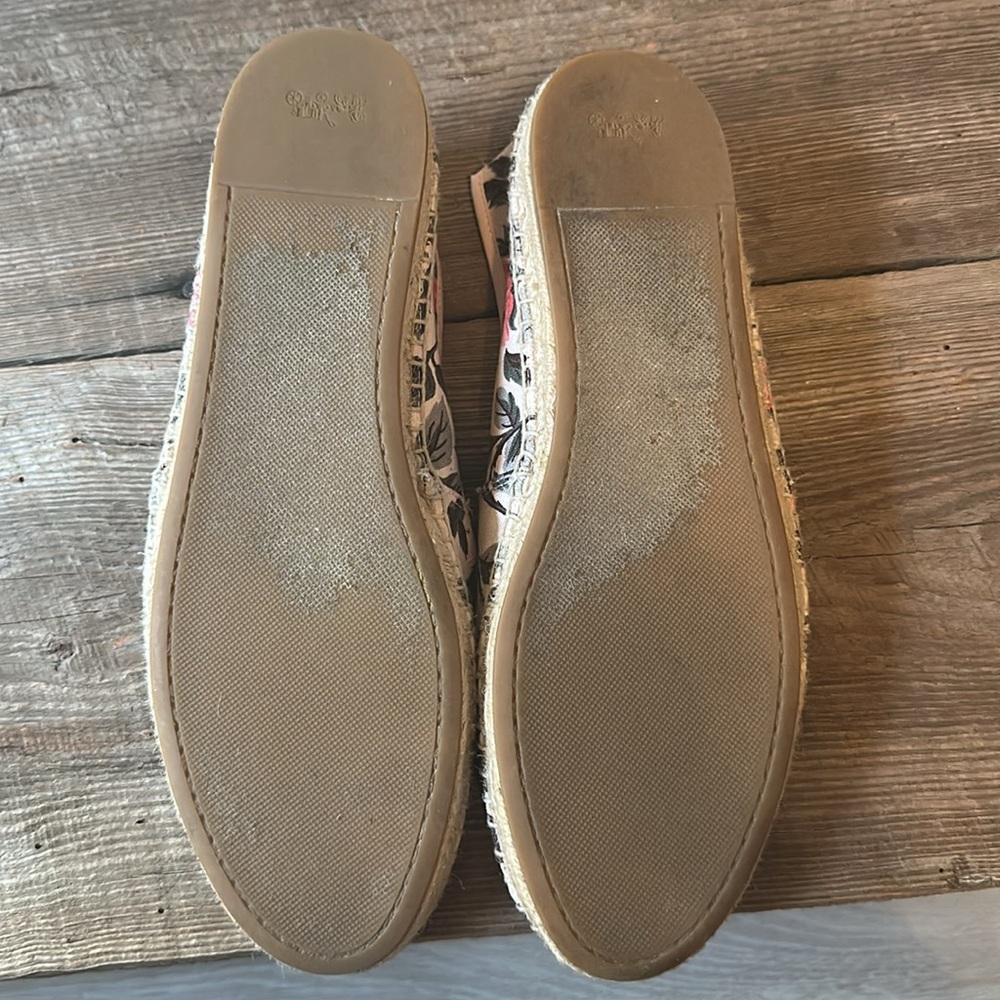 Coach Women's Floral Espadrilles, size 10 - Picture 6 of 6